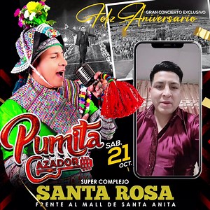 3.8K views · 113 reactions | Feliz 11 Aniversario REY SOLAMENTE SOLO Pumita Cazador y los guerreros del Perú Sabado 21 de Octubre Entrada GRATIS de 5 a 7 pm | CONDE MÓVIL TOURS | Facebook