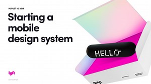 Starting a Mobile Design System