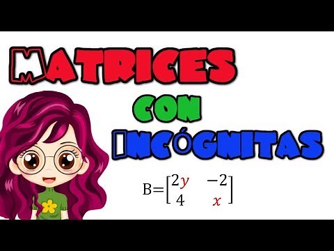 🙈 MATRICES con 😳 INCÓGNITAS. Ejercicios resueltos