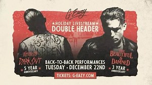 22K views · 2.7K reactions | Hella Excited to announce “When It’s Dark Out” and “TB&D” anniversary livestream shows on 12/22 What songs you’re most excited to see? Will be performing both albums!  Something special for the fans who’ve stuck with me since Day 1, especially through out this crazy year. The music keeps us together. Tickets on sale now. Yeeeee  | G-Eazy | Facebook