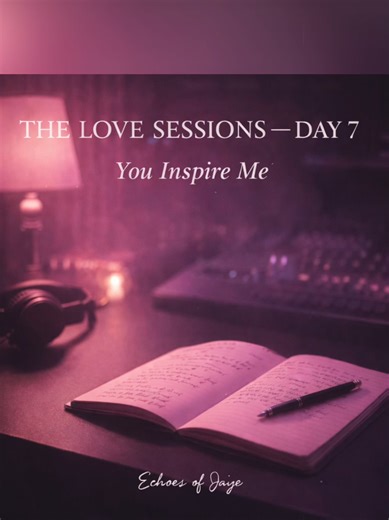 The Love Sessions: Day 7. You Inspire Me. From the album