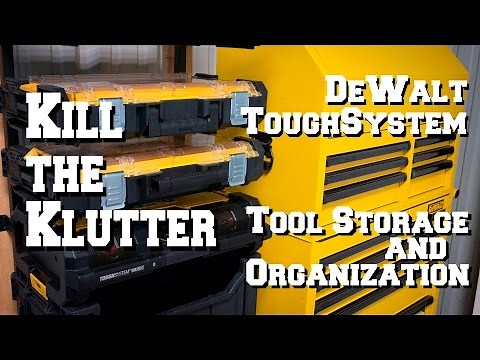 DeWalt ToughSystem Tool Storage Organization