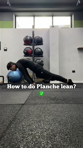 How to do planche lean? #calisthenics #fitness #workout #bodyweighttraining #homeworkout