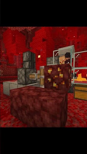 PIGLIN GOLD BARTERING FARM #minecraft #minecraftshorts #minecraftpe