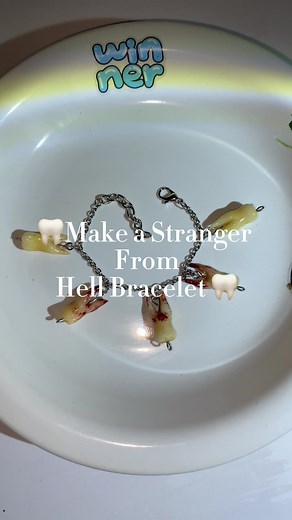 Unique Teeth Bracelet from Strangers From Hell