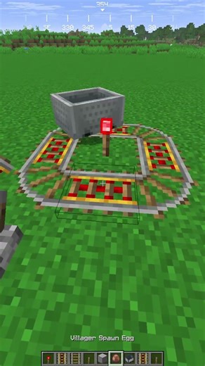 Villager Launcher Tutorial💀💀#minecraft #shorts