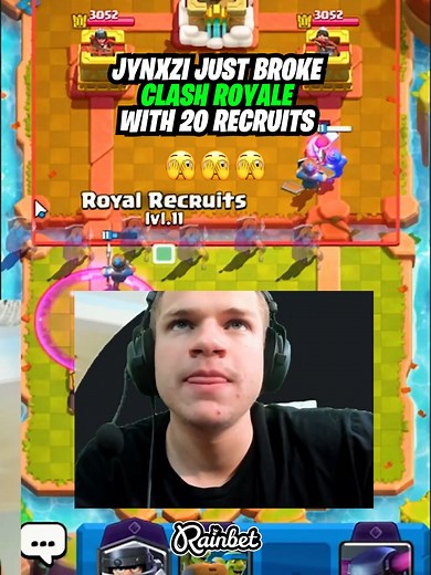 jynxzi just broke clash royale with 20 recruits 💀 #jynxzi #clashroyale #jynxziclips #fyp @jynxziontwitch