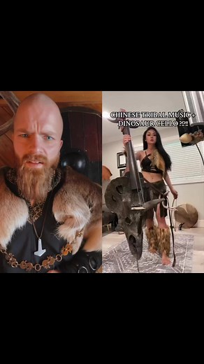 Tina Guo breathtaking 😳 #vikings #tribal #music #chinese #cello | Tank Tolman