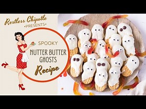 How to Make Nutter Butter Ghosts & Mummies| Halloween Recipe| Restless Chipotle