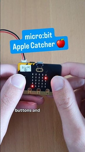 How to play Apple Catcher with the micro:bit. Simple game for the micro:bit.