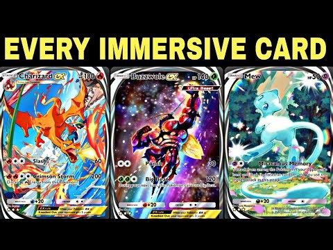 IMMERSIVE BATTLE POKEMON TCG POCKET ALL IMMERSIVE CARDS #pokemon #pokemontcgpocket