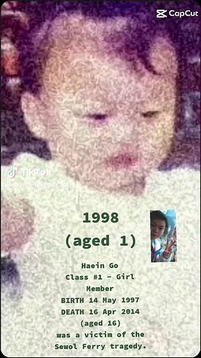 Remembering Haein Go: A Sewol Ferry Tragedy Victim