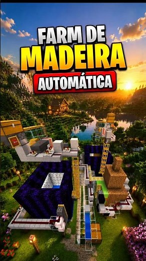 I BUILT the BEST AUTOMATIC Wood Farm in Minecraft