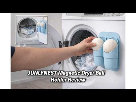 🧲 JUNLYNEST Magnetic Dryer Ball Holder Review 🧺