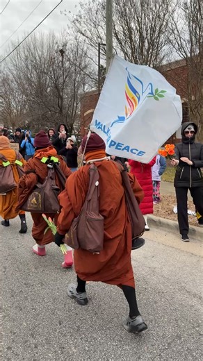 🔴 Livestream: Morning walk today on Day 91 - 1/24/2026. Scenes from the path as we walk from Apex to Raleigh. May you and all beings be well, happy and at peace. 🙏✨ #WalkForPeace #PeaceWalk #Buddhistmonks | Walk for Peace