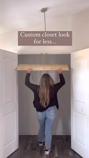 Coat closet makeover on a budget ✨ It’s wild what you can build with a couple sheets of plywood and a few 1x3s 😱 I can not wait to paint and add rods! Let me know in the comments if you think I should paint the shelves white or a fun color, can’t decide 🤔 Full project saved to highlights ✨ Follow along to see how it all turns out 🤍 . . . . . . . . . #closetmakeover https://amzn.to/3HAu0B2 #diyreels #diycloset #closetideas #diytutorial #closetorganization | flipbyjose
