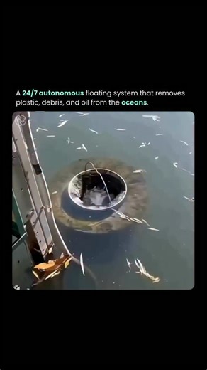 Nexvion AI on Instagram: "A 24/7 autonomous floating system that removes plastic, debris, and oil from the oceans. Solar-powered robotic vessels and barges operate continuously, using conveyors, booms, and AI-guided collection to scoop up floating waste and absorb surface spills. These systems target high-pollution areas like rivers and coastal zones, preventing trash from reaching open waters while minimizing harm to marine life. Advanced variants handle microplastics, large debris, and oil wit