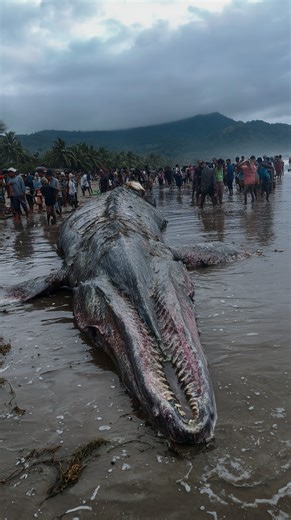 Mysterious Leviathan Washes Ashore on Remote Indonesian Beach #seacreature #indonesia #leviathan | Most Amazing Top 10
