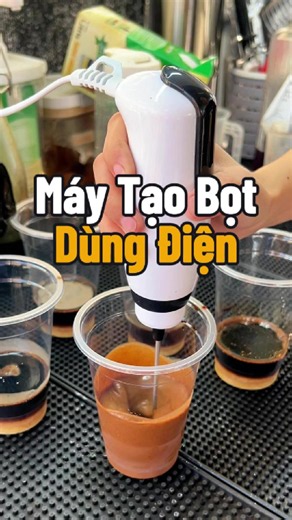 Dòng máy tạo bọt cafe dùng điện trực tiếp ntn sẽ không lo hết pin, đánh rất khoẻ và bền bỉ nha #maytaobotcaphe #dungcuphache #maydanhbotcaphe #caphemangdi #cafetakeaway