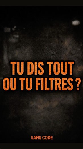 Plutôt tout dire ou filtrer ? C’est la question. #podcast #debat #honnêteté #discussion #vérité