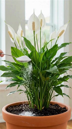 How to make your peace lily strong and bloom more often with that one ingredient in your kitchen. | Gardening Tips and Tricks