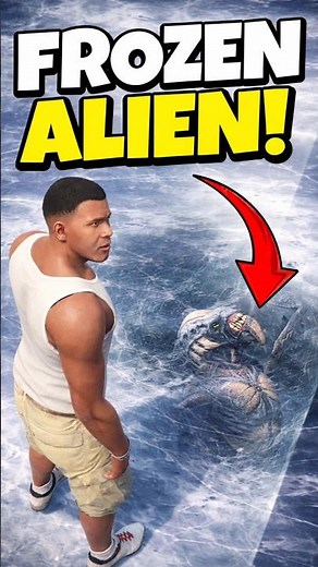 99% Players Miss This Frozen Alien in GTA V! #gta5 #shorts
