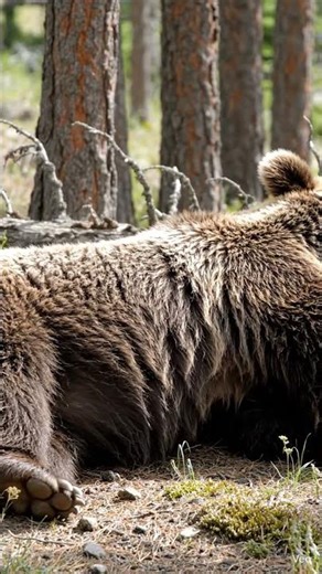Big bear is snoring 🐻 #trending #ai