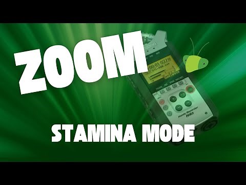 What is Stamina Mode on the Zoom H4n?