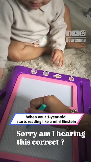 1.4K views · 17 reactions | Proof That Toddlers Might Be Smarter Than All of Us  #smartbaby #babylearning #viralvideo | Heartsome | Facebook