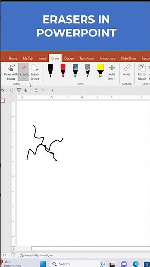 DIFFERENT TYPE OF ERASER OPTIONS IN POWERPOINT #shorts #powerpoint #microsoftpowerpoint