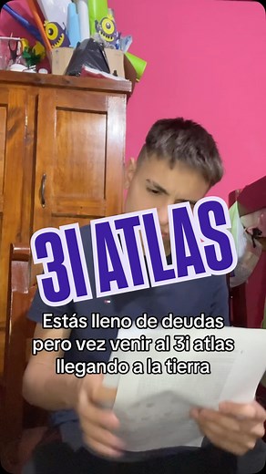 Estás lleno de deudas pero vez venir al 3i atlas llegando a la tierra #3iatlas #3iatlasnavealienígena #3ıatlas #tierra #planeta #viralreels❤️ | Agustin Resi