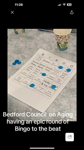 Bedford COA bingo#bedfordma #bedfordcoa #councilonaging