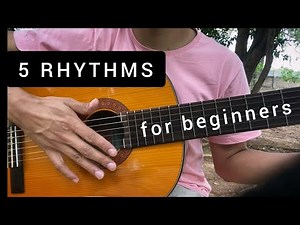 5 rhythms for beginners on guitar