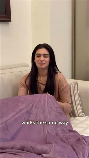 The Most Reliable Hug You’ll Ever Get 💜 | Weighted Blanket Comfort