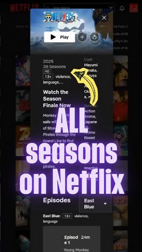 The secret to watching all seasons of One Piece on Netflix 🍿