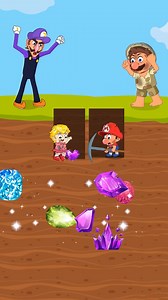 1.2M views · 116K reactions | Never Give Up! Mario Family’s Journey to Victory Over Waluigi | AR Gaming | Facebook