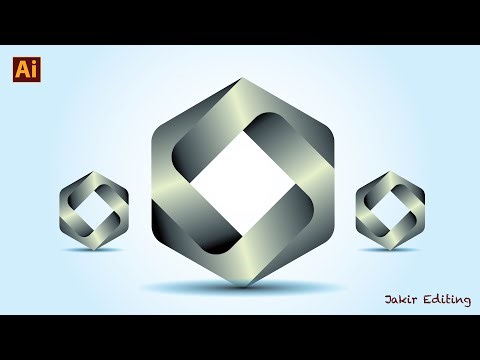 Modern Polygon Logo Design in Adobe Illustrator Tutorials | Jakir Editing