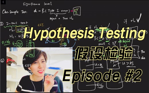 统计学｜假设检验 - 第二集 part1/2｜Significance Level ｜显著性水平 -