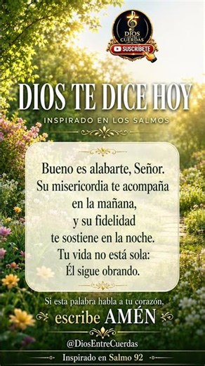 SALMO 92: Tu Vida No Está Sola 🙏 | Dios Sigue Obrando Día y Noche