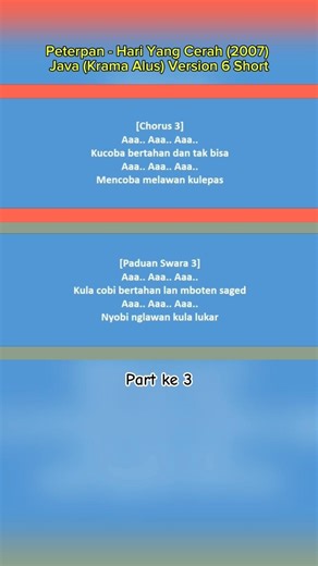 Short Peterpan - Hari Yang Cerah Java KA Version6 part 3 #hariyangcerah