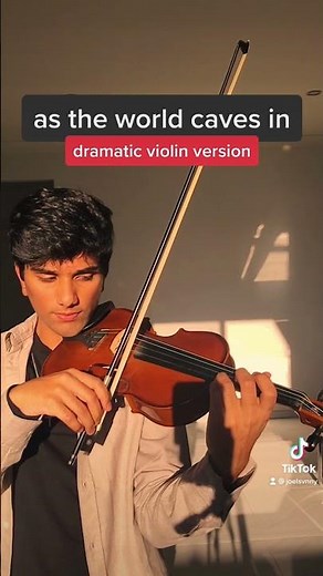 as the world caves in (violin solo) #shorts