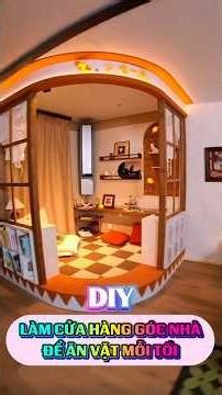 DIY corner shop for evening snacks #diy #homerenovation #decor