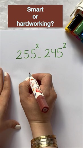 Smart or Hardworking?? #math #satmath #smartmath