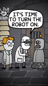 Turn the Robot On #robot #comedy #scientist | Channelate