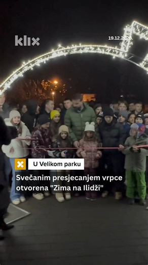 Klix.ba on Instagram: "Svečanim presjecanjem vrpce otvorena Zima na Ilidži"