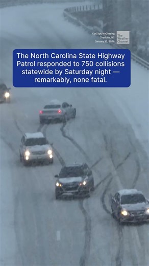 Gianna Causes Collisions Across The Carolinas