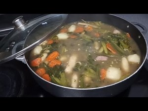 How To Make Haitian Bouillon | Vegetable Soup