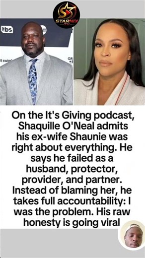 Shaq Admits Ex-Wife Shaunie Was Right About Everything: “I Was the Problem” 😔 #ShaquilleONeal
