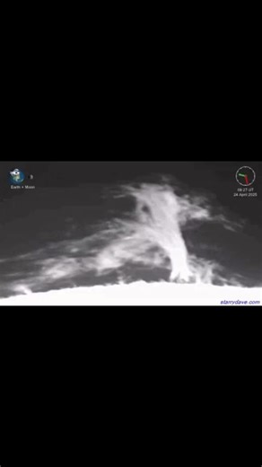 MONSTER TORNADO ON THE SUN: On Earth, the most dangerous tornadoes are rated F5. On the sun, they can be hundreds of times worse. David Wilson photographed this twister, big enough to swallow our entire planet, from his backyard observatory in Inverness, Scotland.I was recording this monster all day on April 24th when I noticed the central stem grow brighter until it let go at about 1300UT," says Wilson. "It looked like a huge swirl of plasma went round the stem and flew into space."Wind speeds 