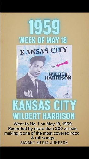 Kansas City - Wilbert Harrison (1959 #1 Song) #shorts #oldiesmusic #vintage #1959 #classichits